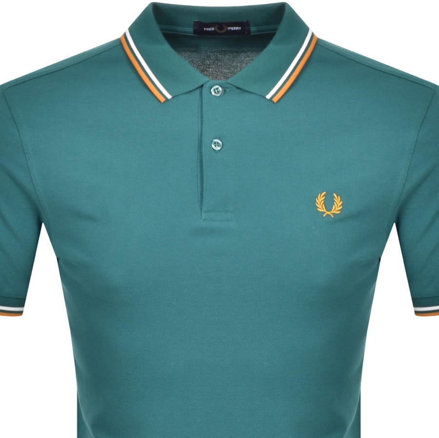 Alternative Image for ProductFred Perry Twin Tipped Polo T Shirt Green2